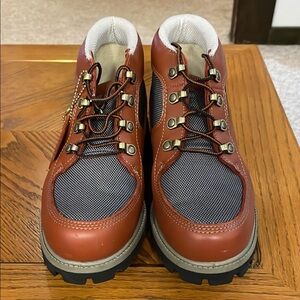 Men's Timberland Rugged Brown and Gray Boots “Waterproof”